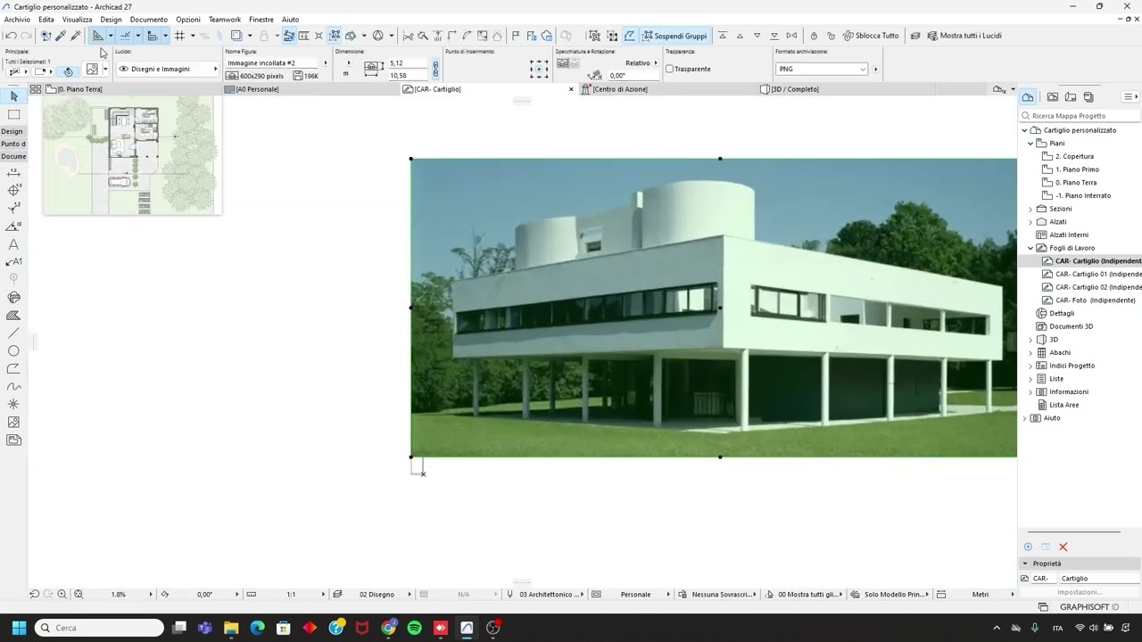 Archicad: creazione di un cartiglio personalizzato