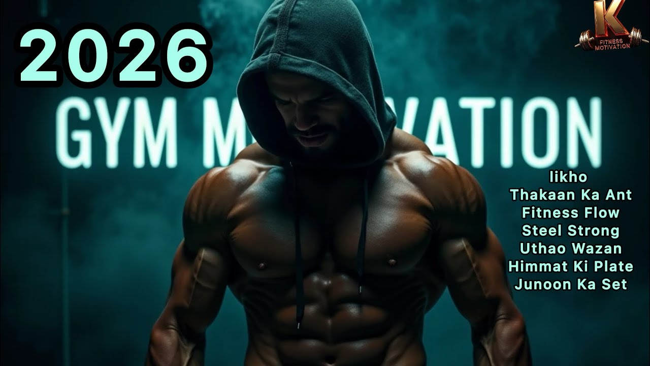 💥Hardcore Hindi Gym 💪🏻Workout Motivation Song 🏃‍♂️‍➡️K 045