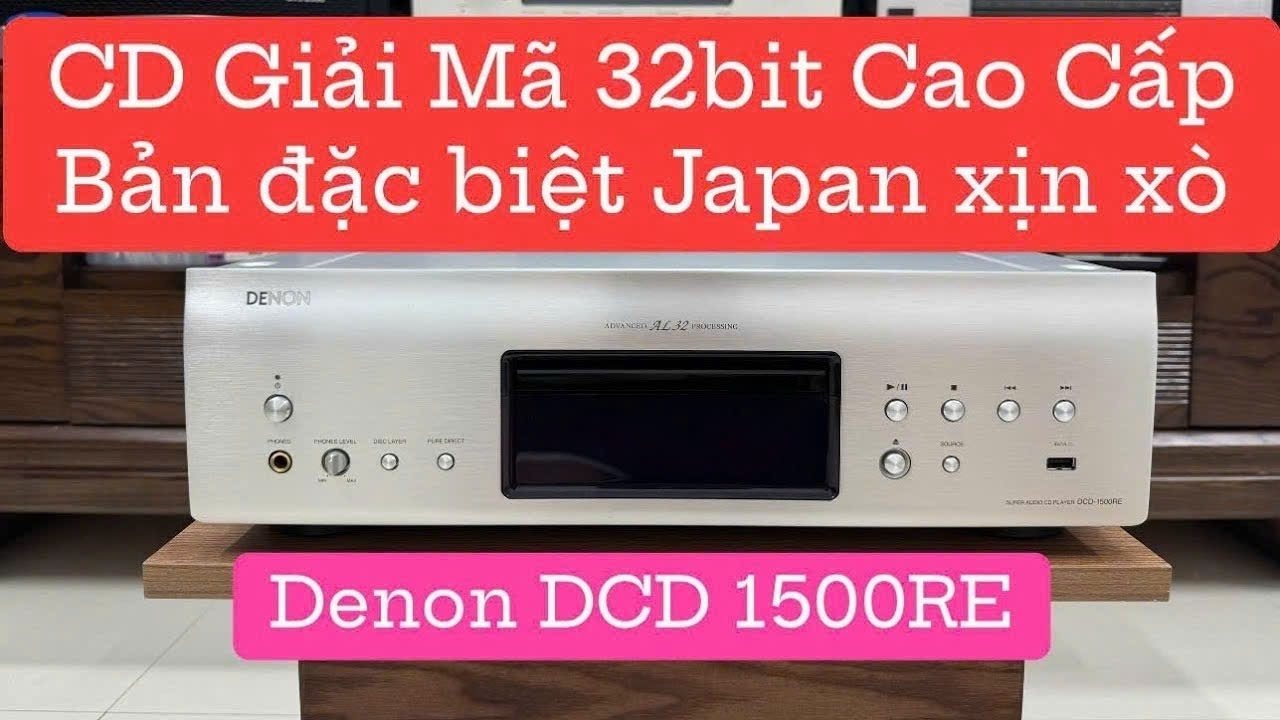 #cd Giải Mã #dac #32bit Cao Cấp Denon DCD-1500RE  giá siêu rẻ #0966723489 #denon #1500re