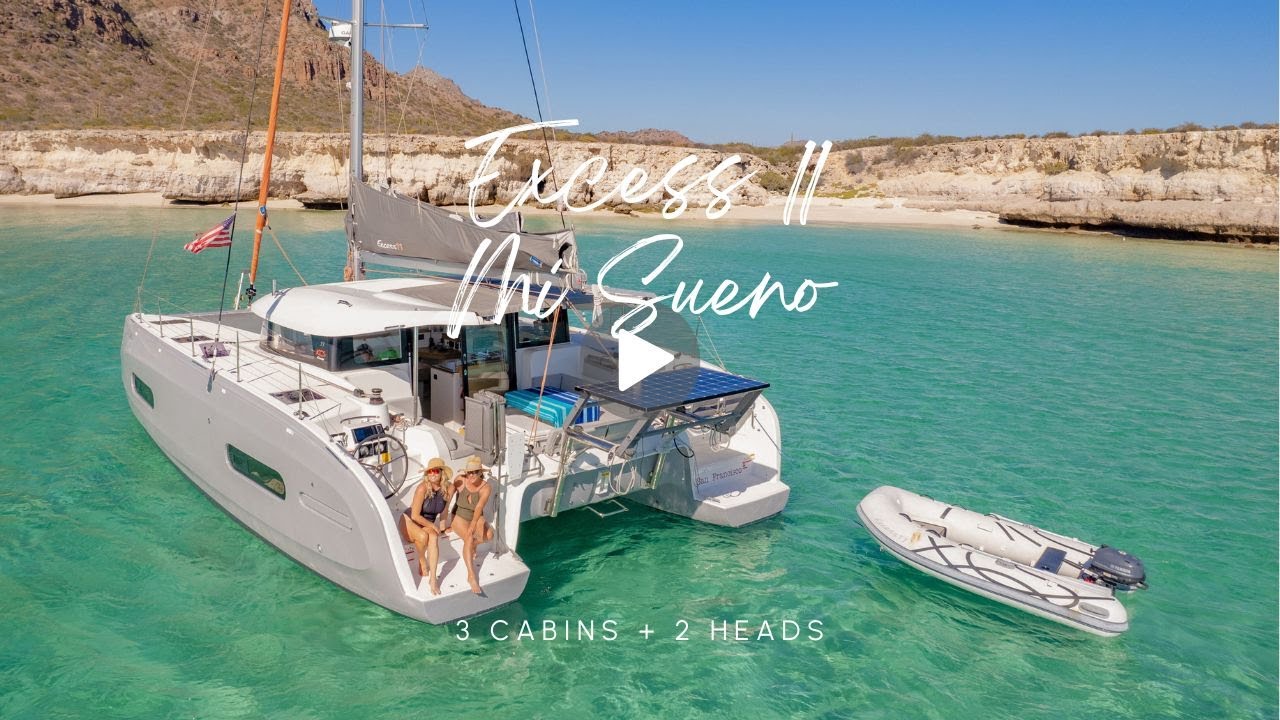2020 Excess 11 Catamaran Tour | 3 Cabin + 2 Head | Charter in Loreto, Baja, Sea of Cortez