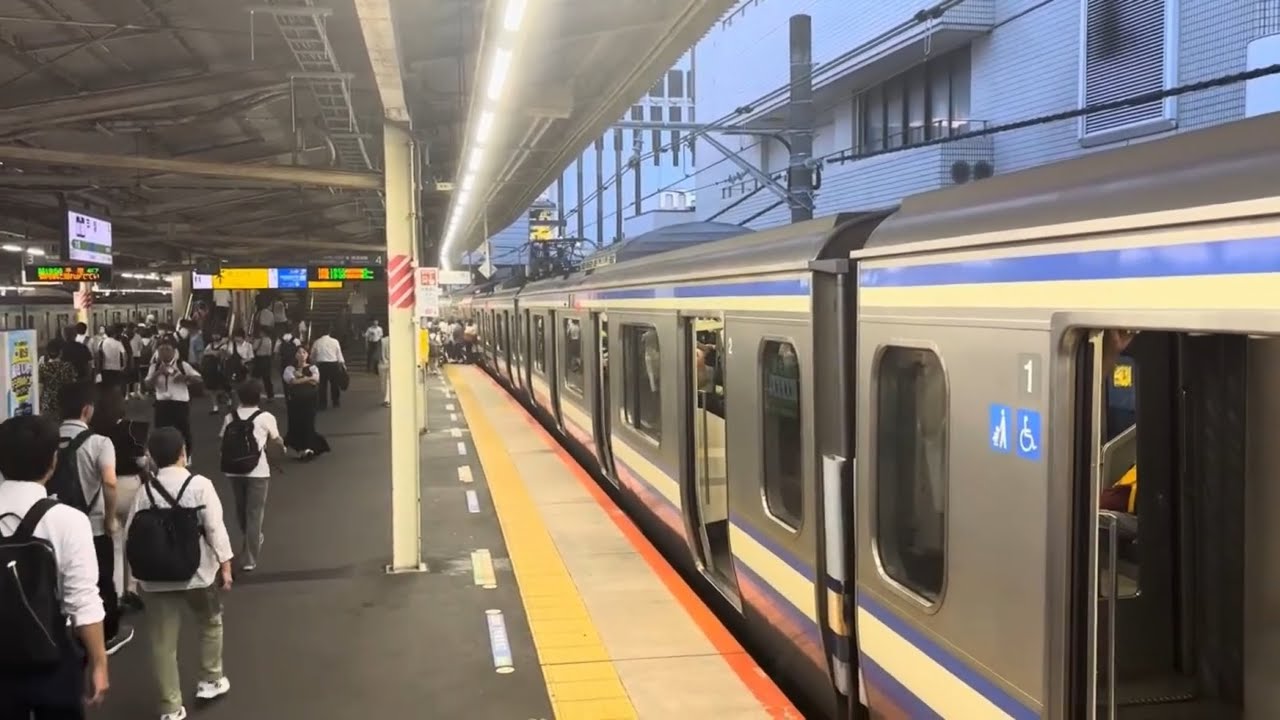 【遂に消滅…】戸塚駅4番線 旧発車メロディー「蝶々のように」《横須賀線E217系》