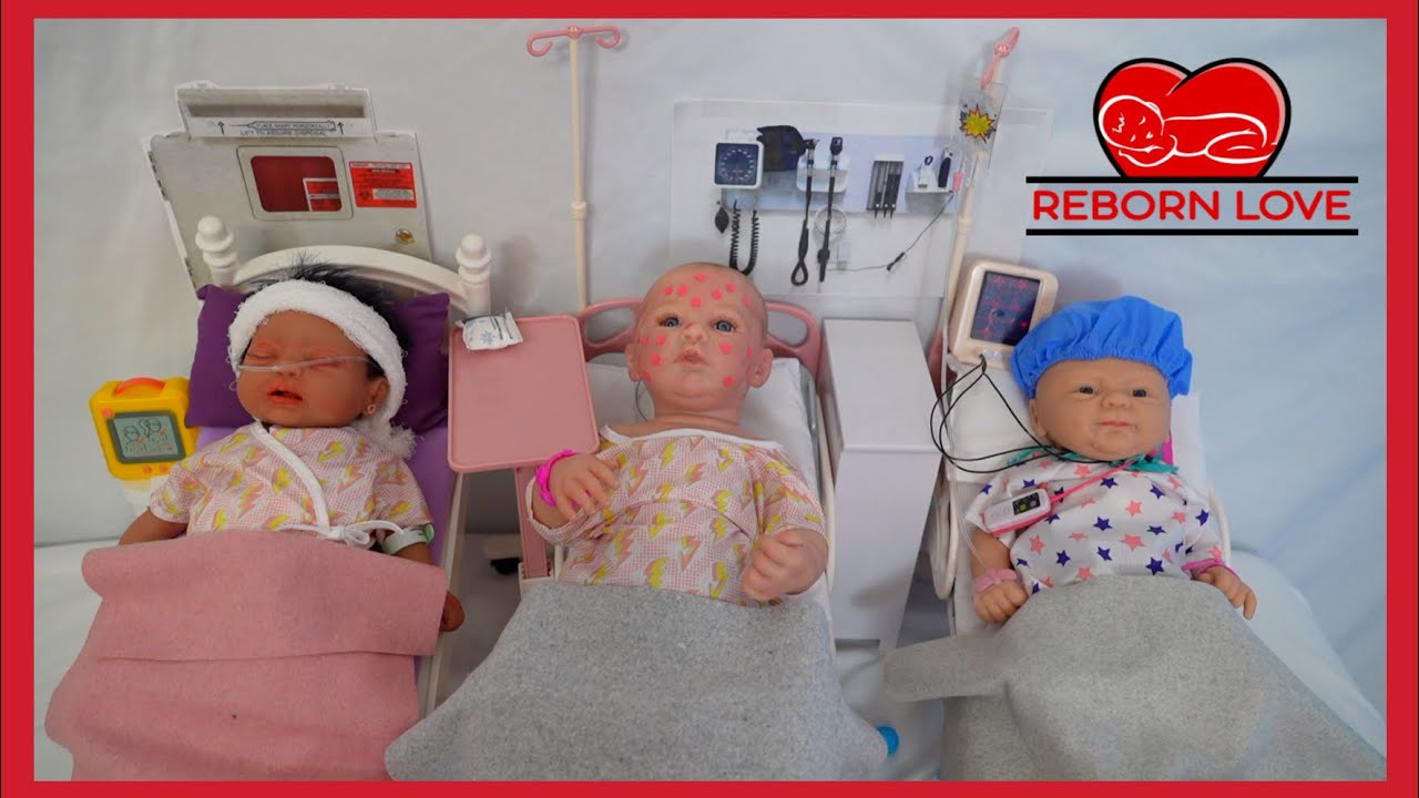Silicone Reborn Baby Natalie has Surgery at the Reborn baby Hospital