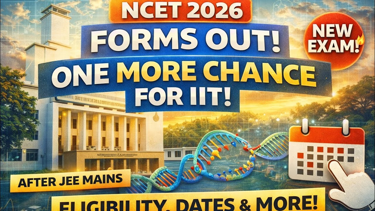 NCET 2026 Official Update 🚨 | IIT Admission Opportunity no need of JEE Mains 