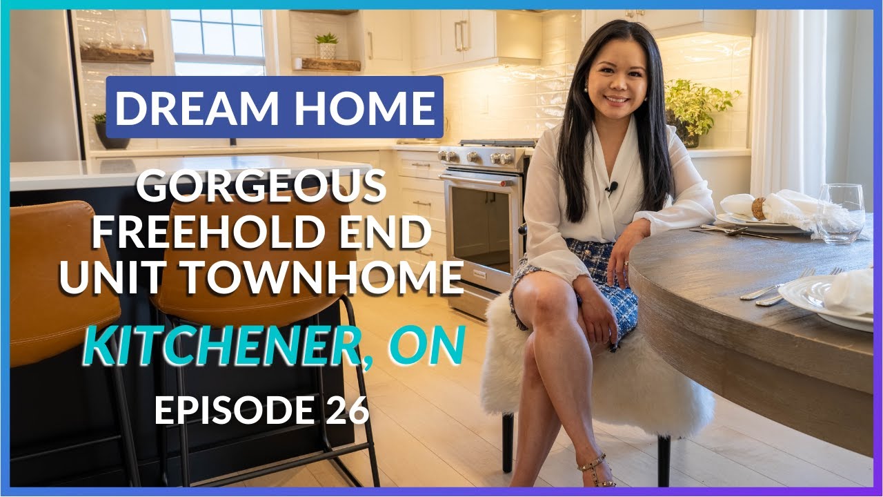 Executive Style Freehold End Unit Townhome in Kitchener, ON - This Is Real, Real Estate | Episode 26