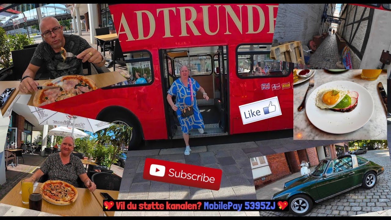 VI PRØVER DE RØDE BUSSER I HAMBORG😀 OG VI BLIVER SVINET TIL PÅ EN RESTAURANT🤬.......