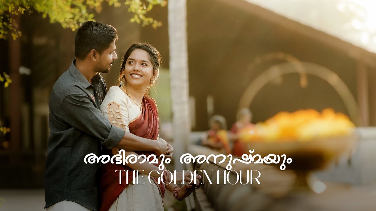 The Golden Hour  | Abhiram & Anushma I  Pre Wedding 2025 | Sunshower