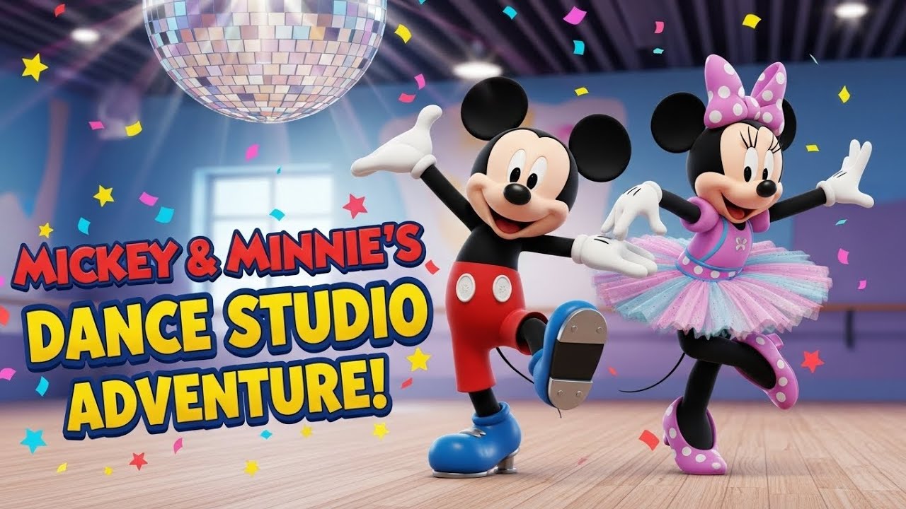 Mickey & Minnie’s Dance Studio Adventure | Fun Learning & Dance Party for Kids