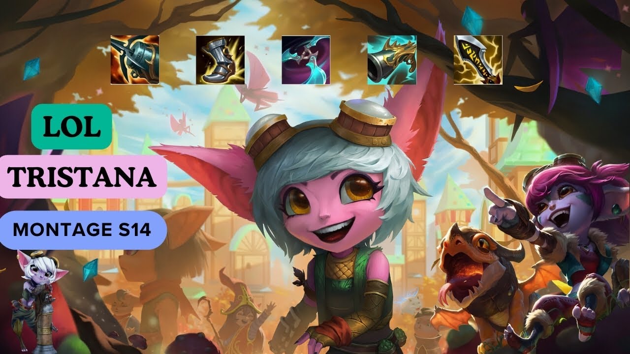 League Of Legends (LOL) TRISTANA Montage. Best Plays S14. 🎯 HYPER CARRY [60 FPS] 🎯