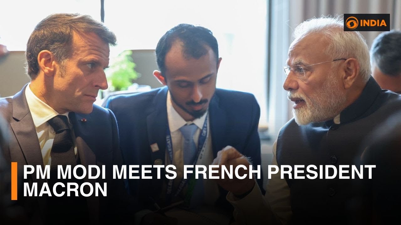 LIVE: PM Modi meets French President Macron at the sidelines of the G7 Summit in Canada