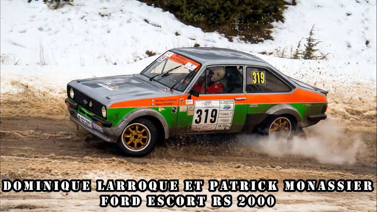 Rallye Hivernal du Dévoluy 2025 - Ford Escort RS 2000 - Dominique LARROQUE et Patrick MONASSIER