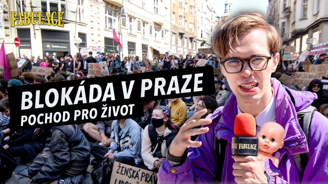 POCHOD PRO ŽIVOT vs LID | DEMONSTRACE, STŘET S POLICI&Iacute;, BLOK&Aacute;DA | REPORT&Aacute;Ž