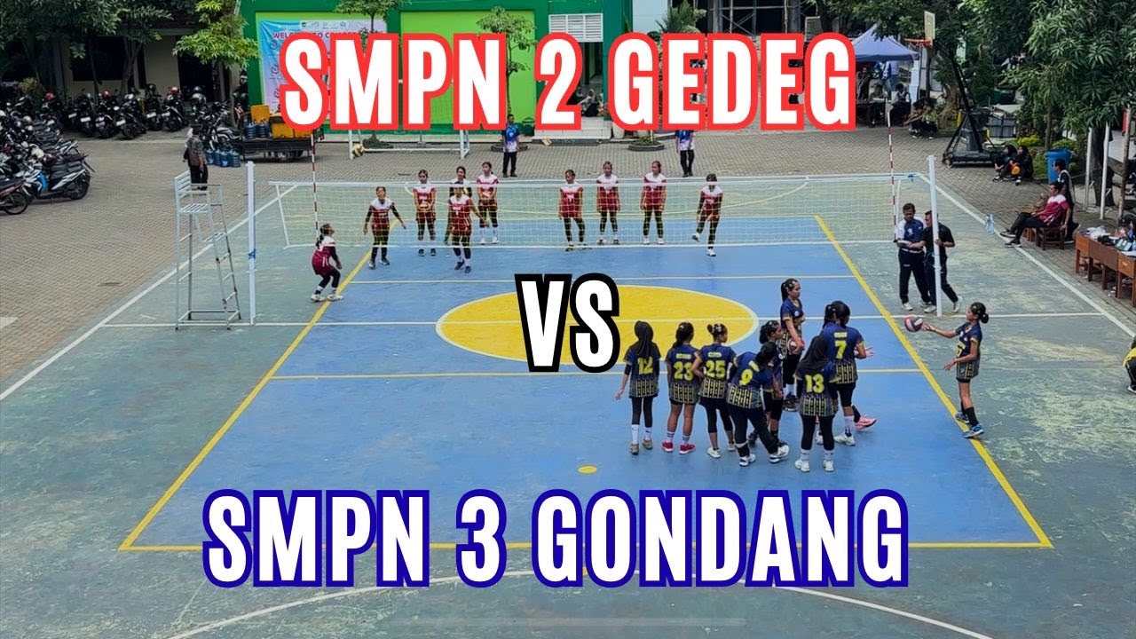 Pertandingan Panas Voli Putri! SMP 2 Gedeg vs SMP 3 Gondang ‼️