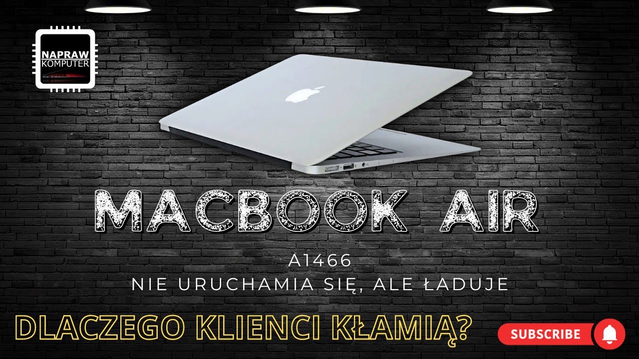 🍏Macbook Air 13 A1466 | Nie uruchamia się, ale ładuje baterię🔋 | No power repair🛠