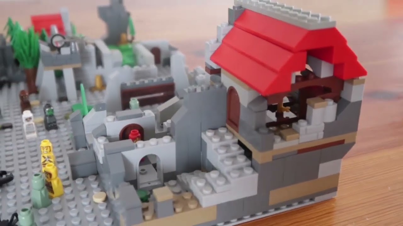 Epic Lego Heroica Board Game Custom Map with lots of details