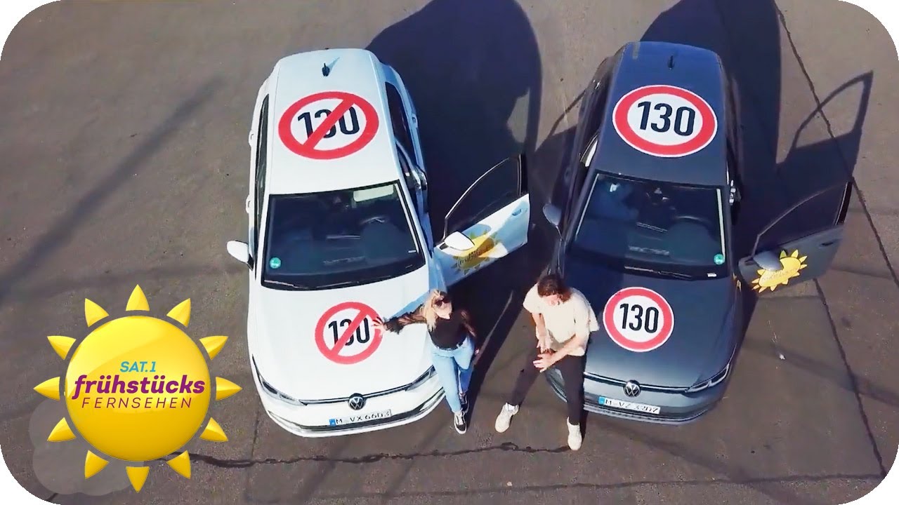 Tempolimit in Deutschland - was würde das für uns bedeuten? | SAT.1-Frühstücksfernsehen