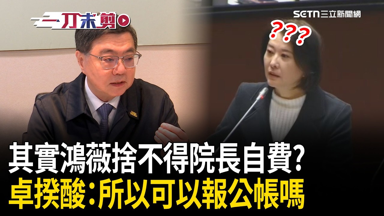 一刀未剪｜其實鴻薇捨不得院長自費？秀208萬日本看球賽包機單據「打臉國民黨」…卓榮泰酸：如果徐巧芯認為可以報公帳「這錢我就可以拿回來」！｜焦點人物大現場20260313｜三立新聞台