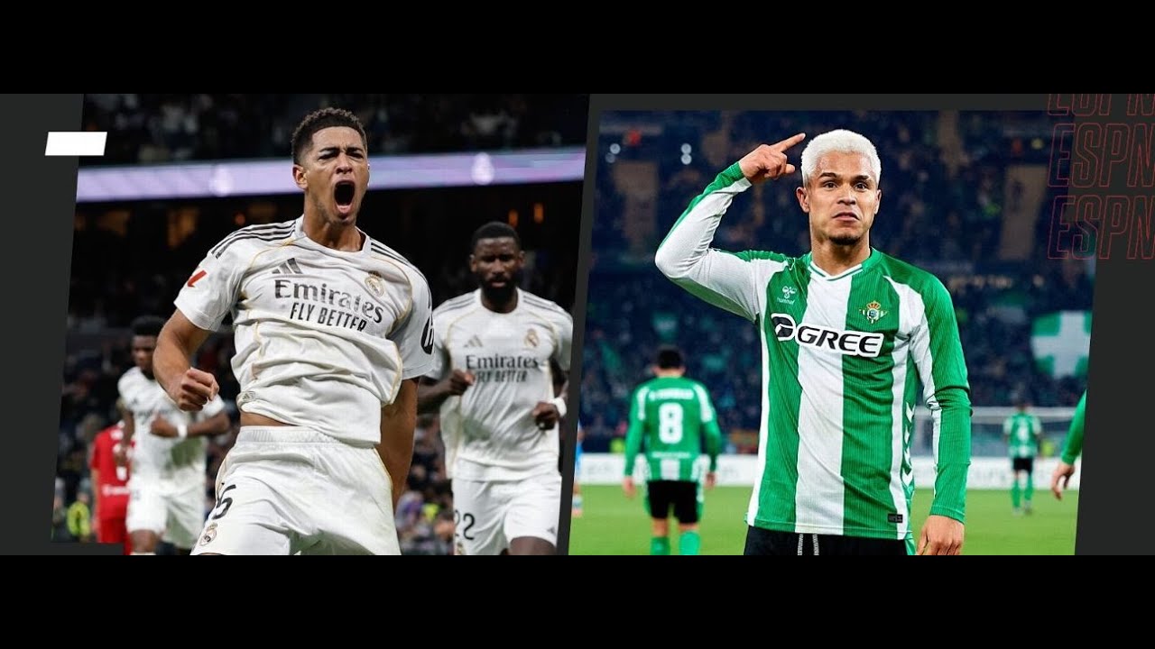 🏆FECHA 18 LA LIGA 🏆 🤍 REAL MADRID V,S 💚🤍REAL BETIS⚡