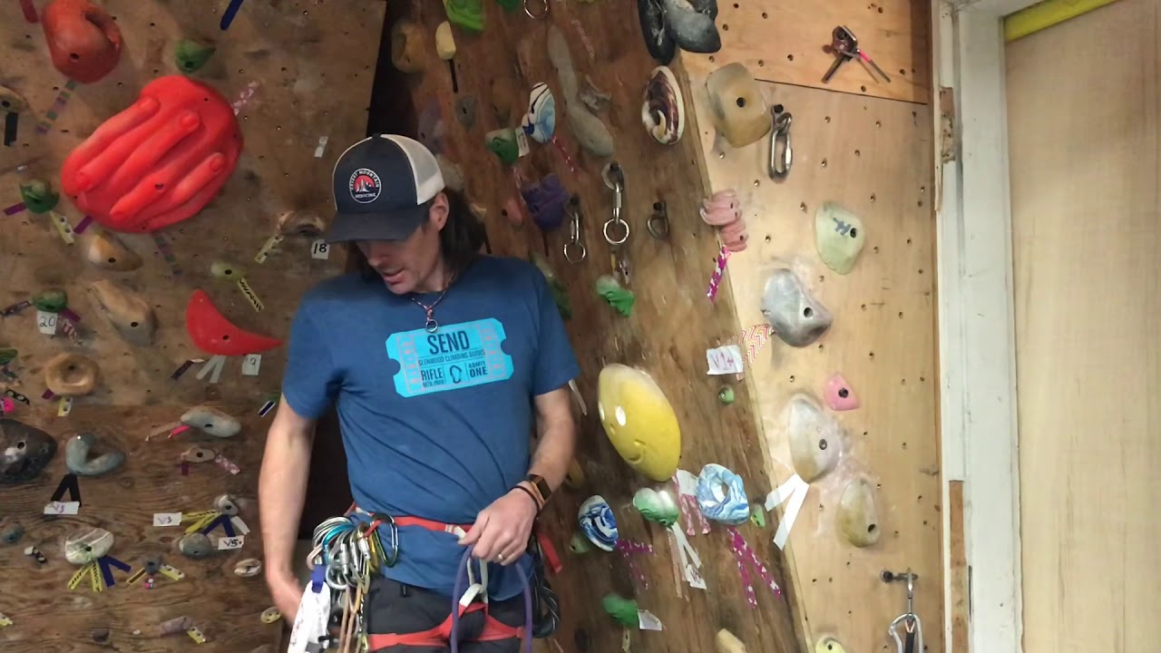 Single Rope Rappel Method - Reepschnur