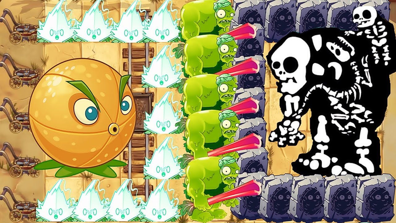 Plants vs Zombies 2: Citron Pvz 2 Vs Wild West Gargantuar in PvZ 2: Gameplay 2019
