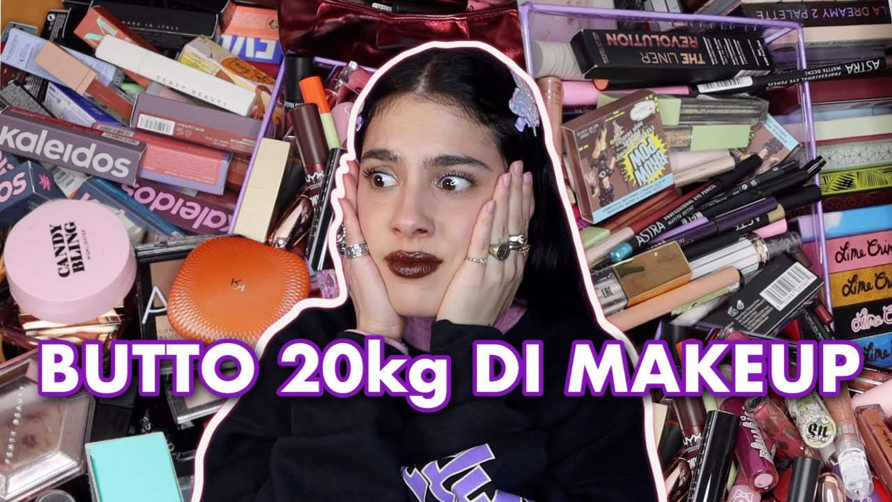 decluttering ESTREMO, mi libero di makeup vecchio di 7 anni