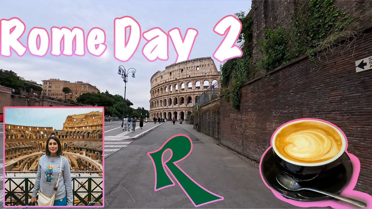 Rome Vlog | Day 2 & 3 – Colosseum, Roscioli, Trevi Fountain & Spanish Steps 🇮🇹✨| best food in Italy