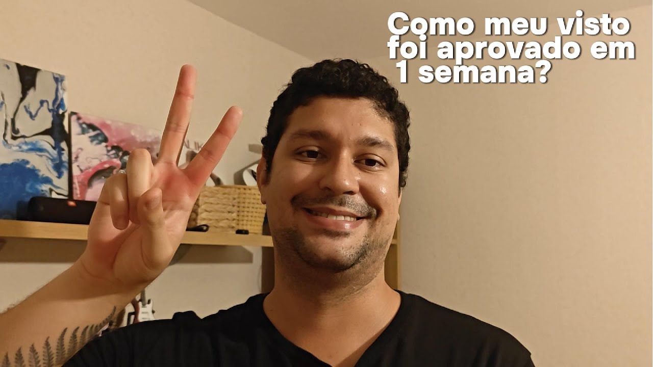 Como meu visto foi aprovado em 1 semana? Processo do visto e matrícula no college.