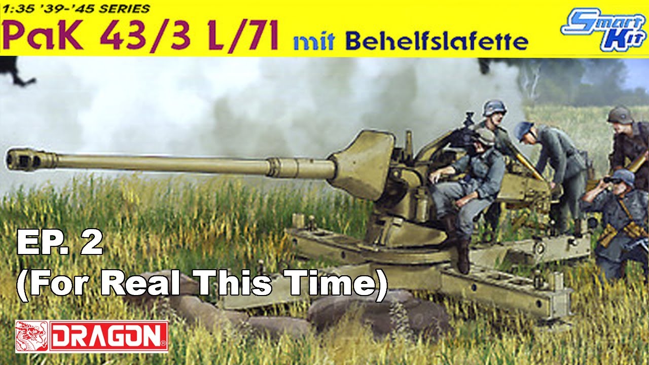 Dragon 1/35 PaK 43/3 L/71 Build – Ep. 2 (Re-Upload) | Trailer, Axle & Bogey Work