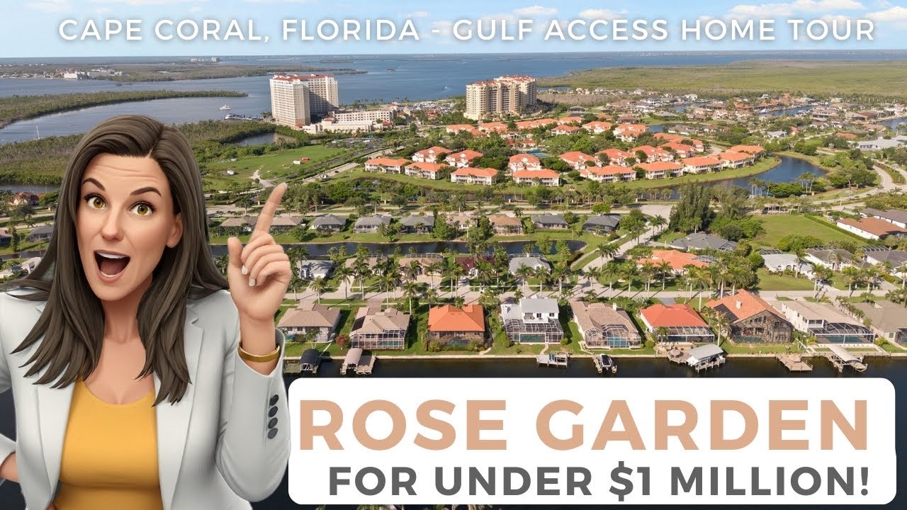 Rose Garden Cape Coral Home Tour under $1M