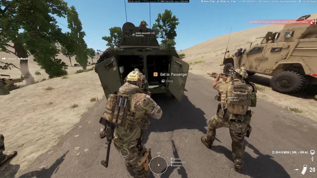 Arma Reforger VrT Milsim Server  Clearing Villages and delivering Freeedom in an L.A.V.