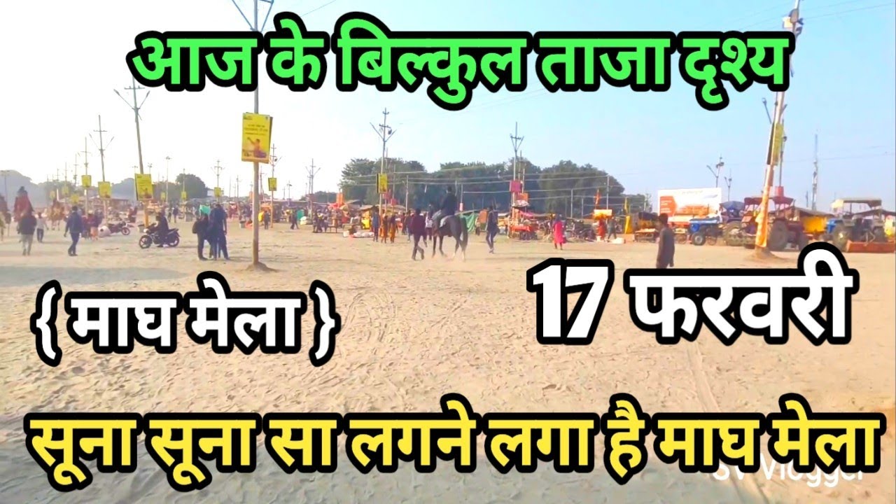Prayagraj Magh Mela 2026| 17 फरवरी गंगा स्नान |Magh Mela | बिल्कुल आज की ताजा दृश्य | Prayagraj live