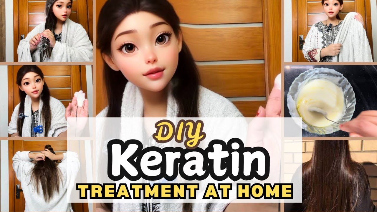 Keratin Treatment at Home with Rice and Corn Starch  | DIY Hair Treatment for Smooth, Frizz-Free