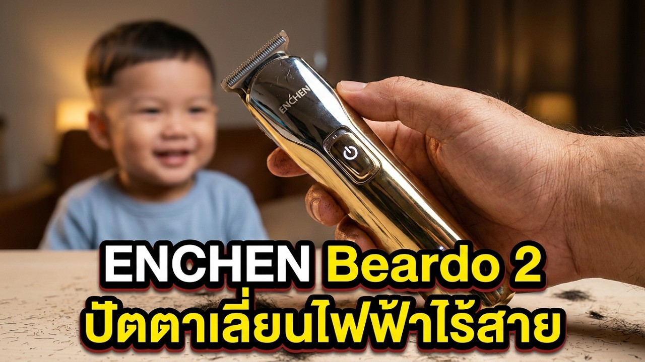 รีวิว ENCHEN Beardo 2 ปัตตาเลี่ยนไฟฟ้าไร้สาย | ตัดผม โกนหนวด ครบในเครื่องเดียว| KOOSUPERใช้จริง