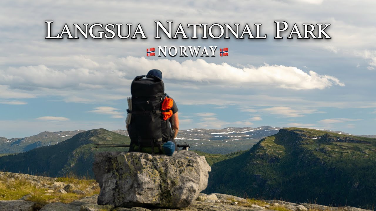 Silent Hiking 100km in Langsua National Park Norway🇳🇴
