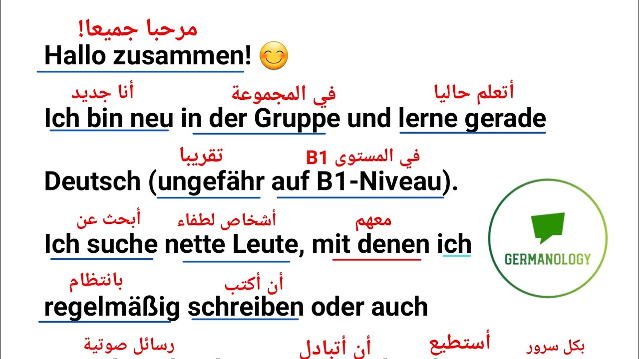 Beispiel für einen Sprachaustausch-Post in Facebook-Gruppen