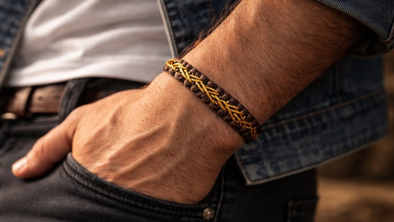 From Start to Finish‼️Making a Two-Tone Men’s & Women’s Bracelet with Square Knot