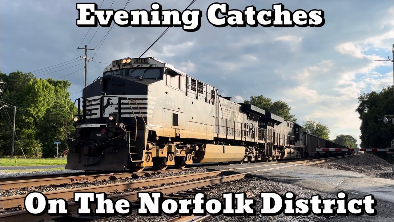 Summer evening catches along Norfolk Southern’s Norfolk District (7/20/2024)