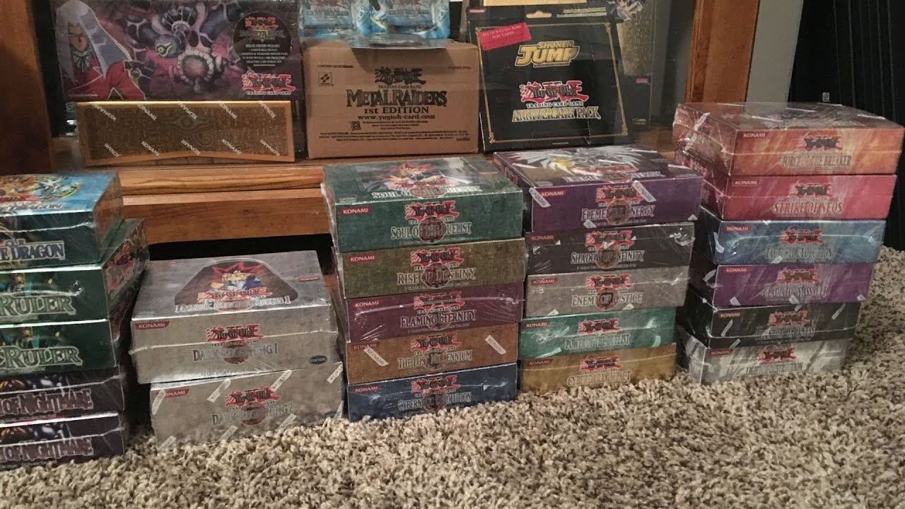 The Best Yu-Gi-Oh! Sealed Product Collection Ever OLD SCHOOL!!!