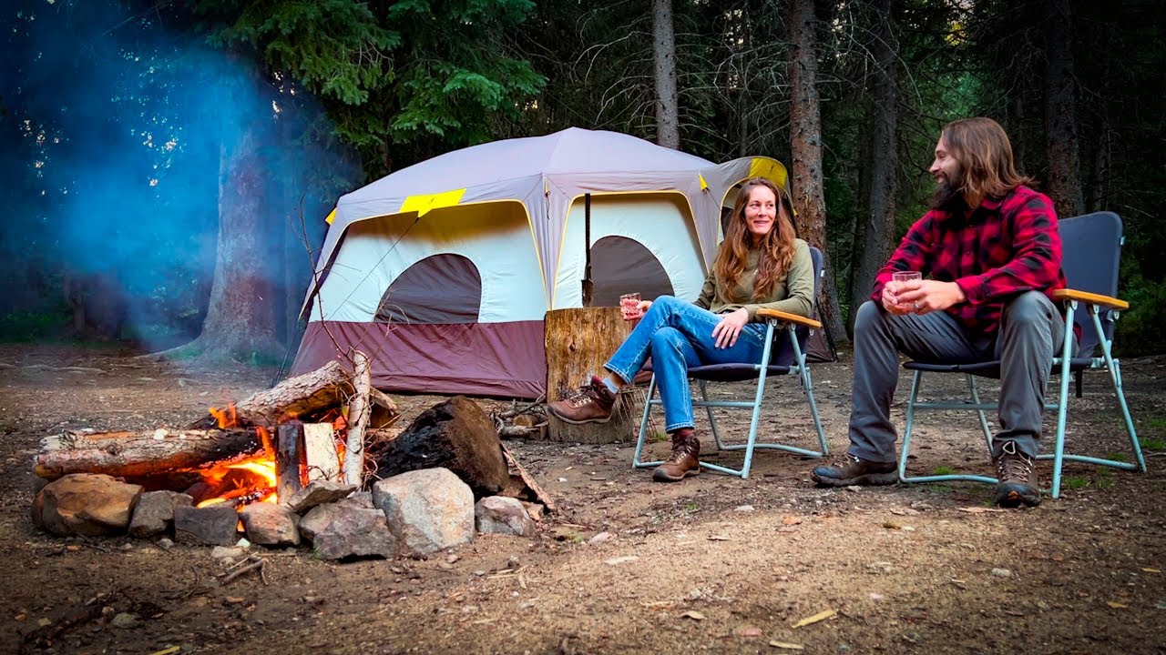 Camping in the Colorado Wilderness (Winter Park)