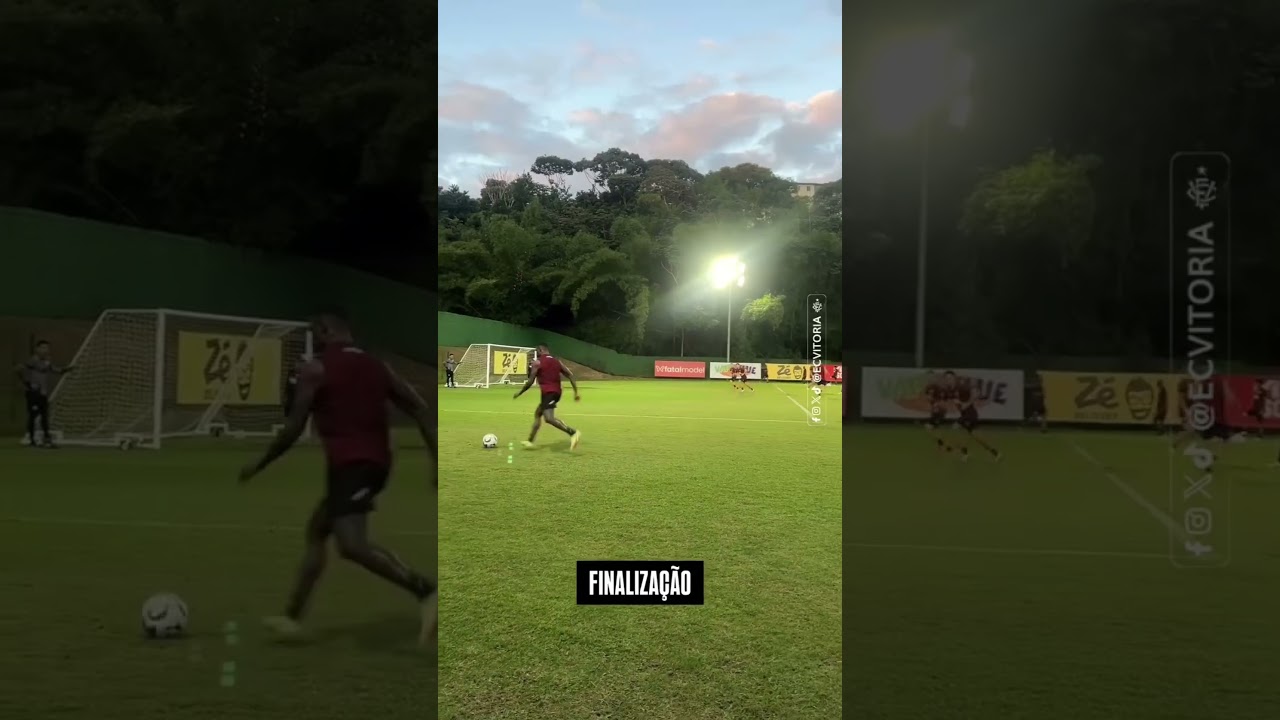 ATACANTE DO VIT&Oacute;RIA FAZ UM GOLA&Ccedil;O EM TREINAMENTO!