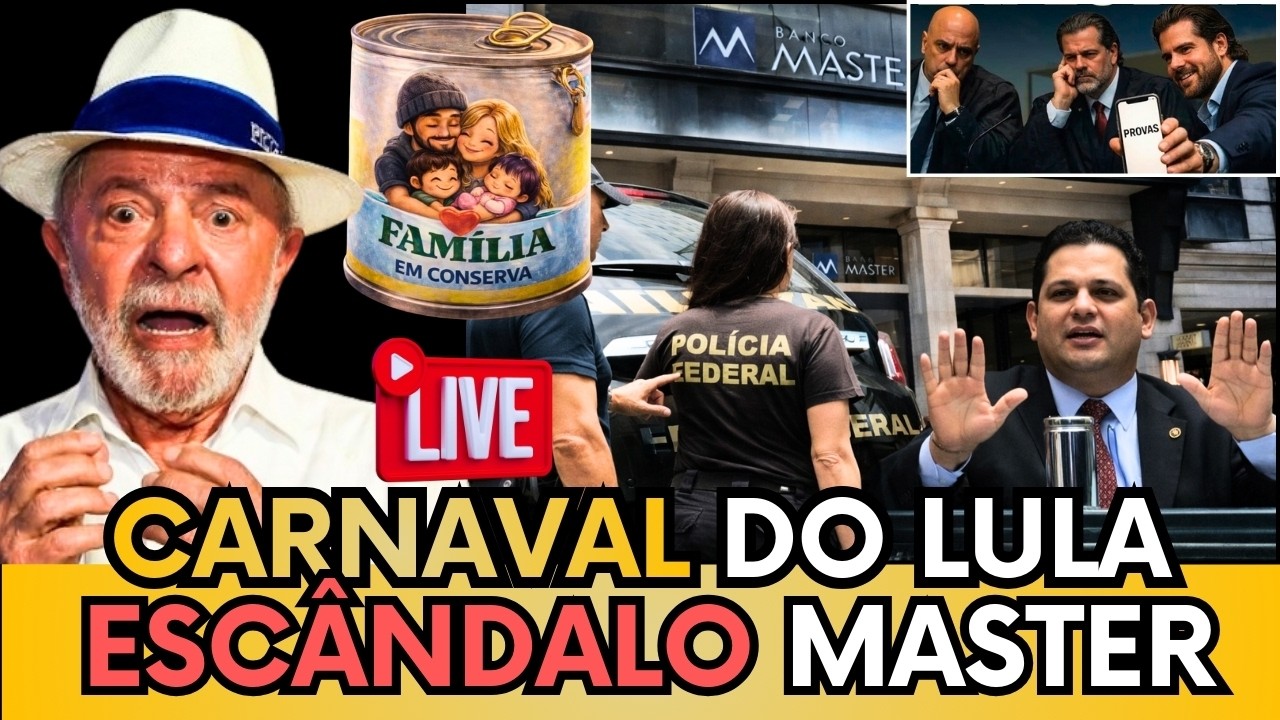🚨BOLETIM CRENTE NEWS AO VIVO : LULA FAZ CAMPANHA POL&Iacute;TICA NO CARNAVAL, ESC&Acirc;NDALO MASTER EXPLODE!