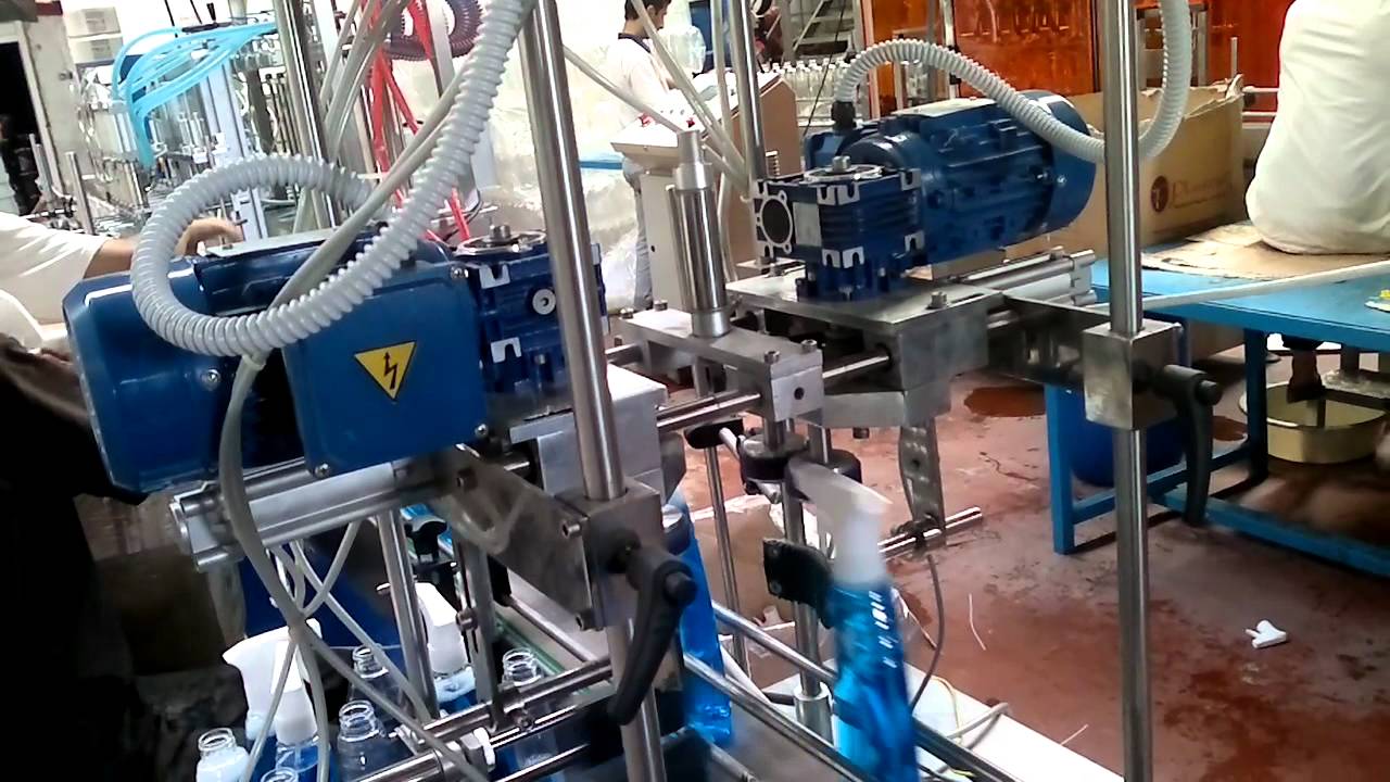 Ünsa plastik makina ,camsil dolum,kapak sıkma,triger kapak sıkma,yatsı etiketleme