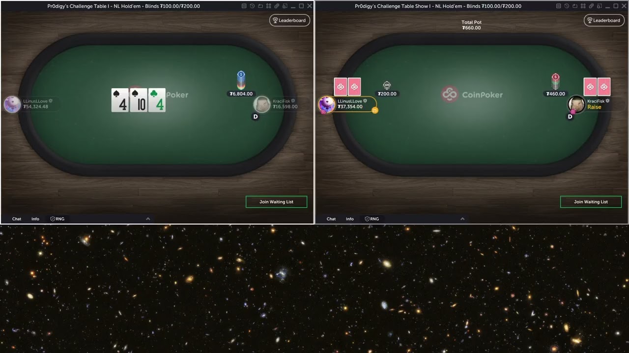 100$/200$ - LLinusLLove vs. KraciFisk - 20knl HU - Poker Session #442