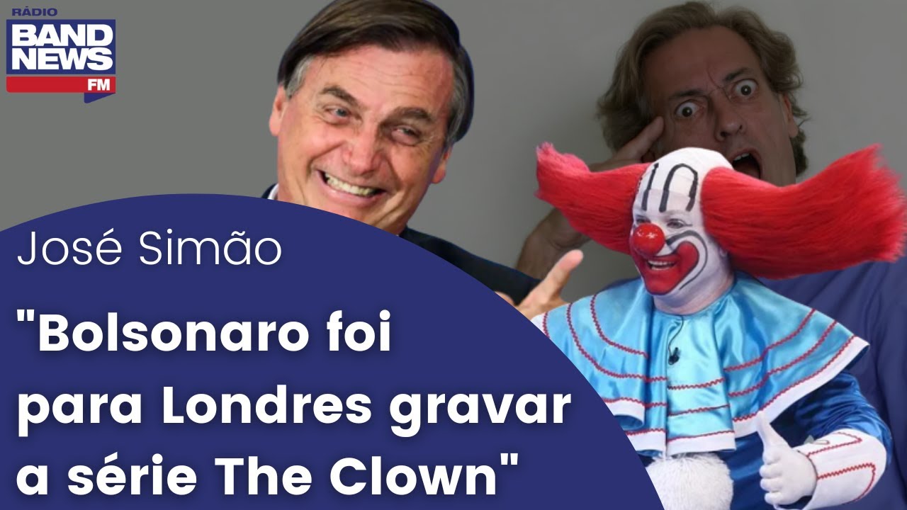 José Simão: “Bolsonaro foi para Londres gravar a série The Clown”