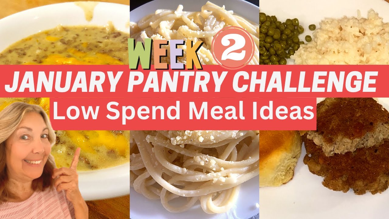 Three Rivers Homestead January Pantry Challenge Week 2! Pantry Meal Ideas #threeriverschallenge
