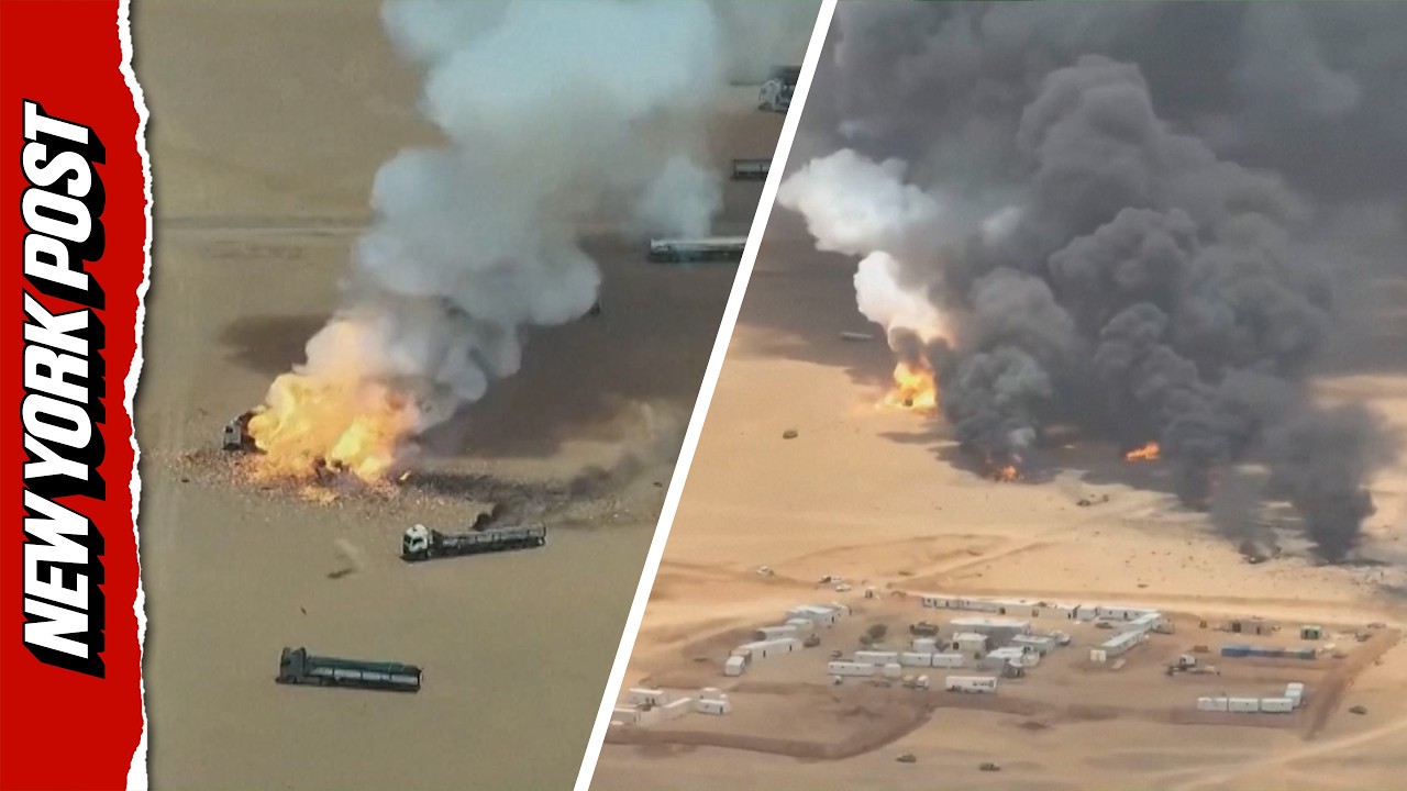 Trucks Set Ablaze On Yemen-Saudi Border In Claimed Houthi Attack