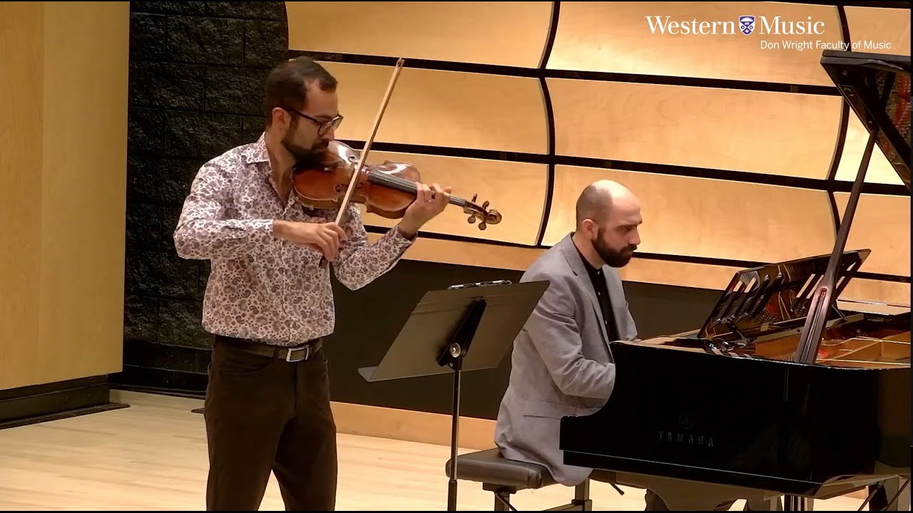 Serge Leontiev - Ukrainian Diptych for violin and piano (The Rouge Duo)
