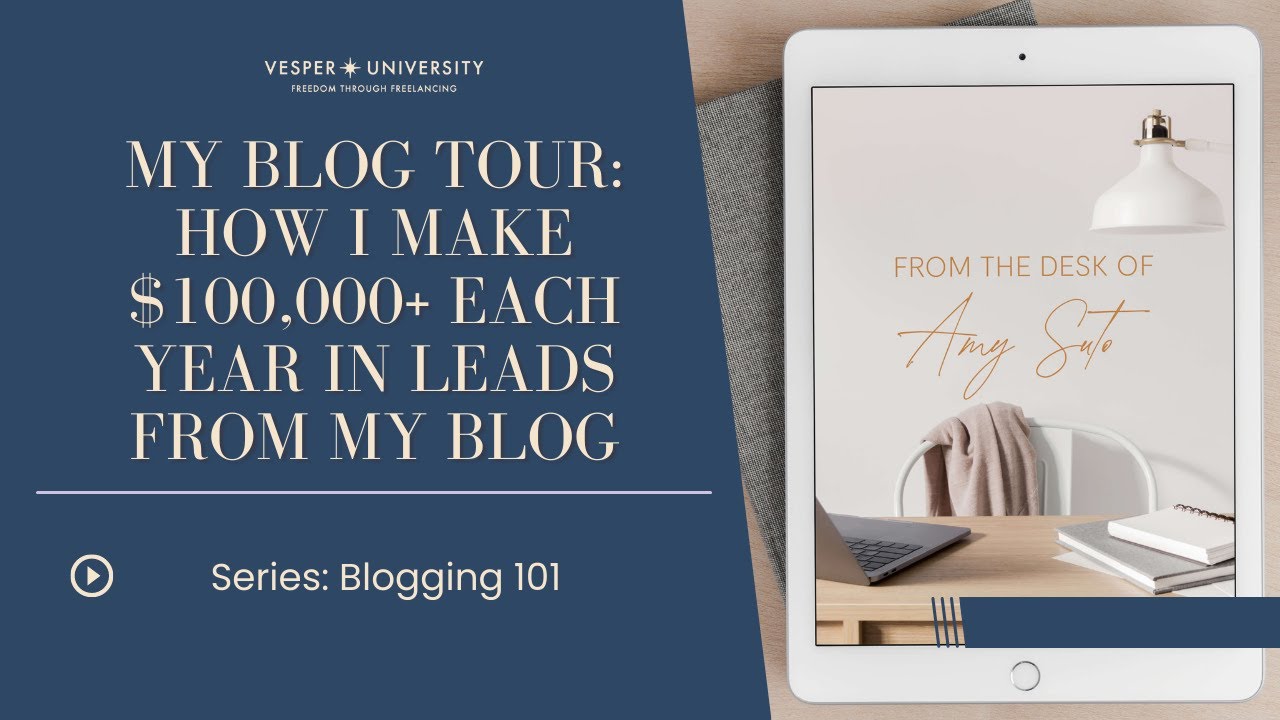 Blog Tour: How I Make $100,000+ in Leads From My Blog as a Freelancer + Creative