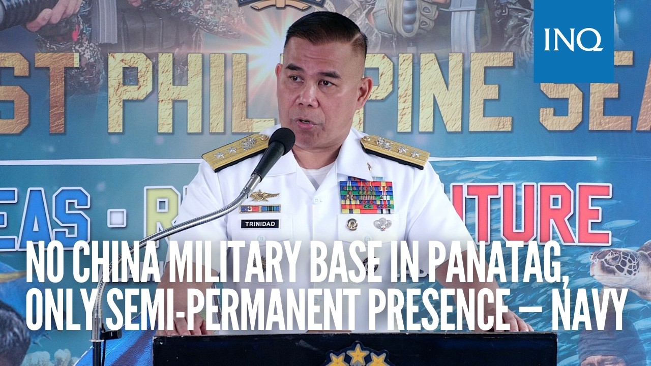 No China military base in Panatag, only semi-permanent presence – Navy