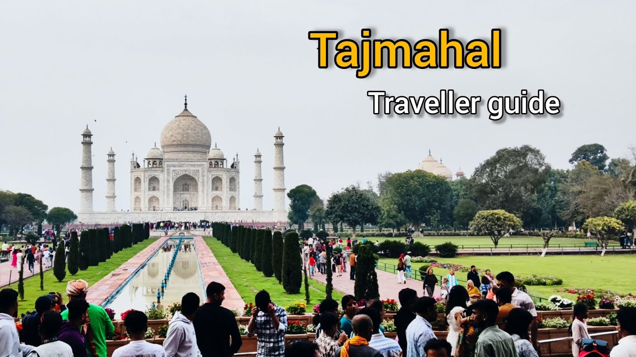 Taj Mahal from Agra in India
