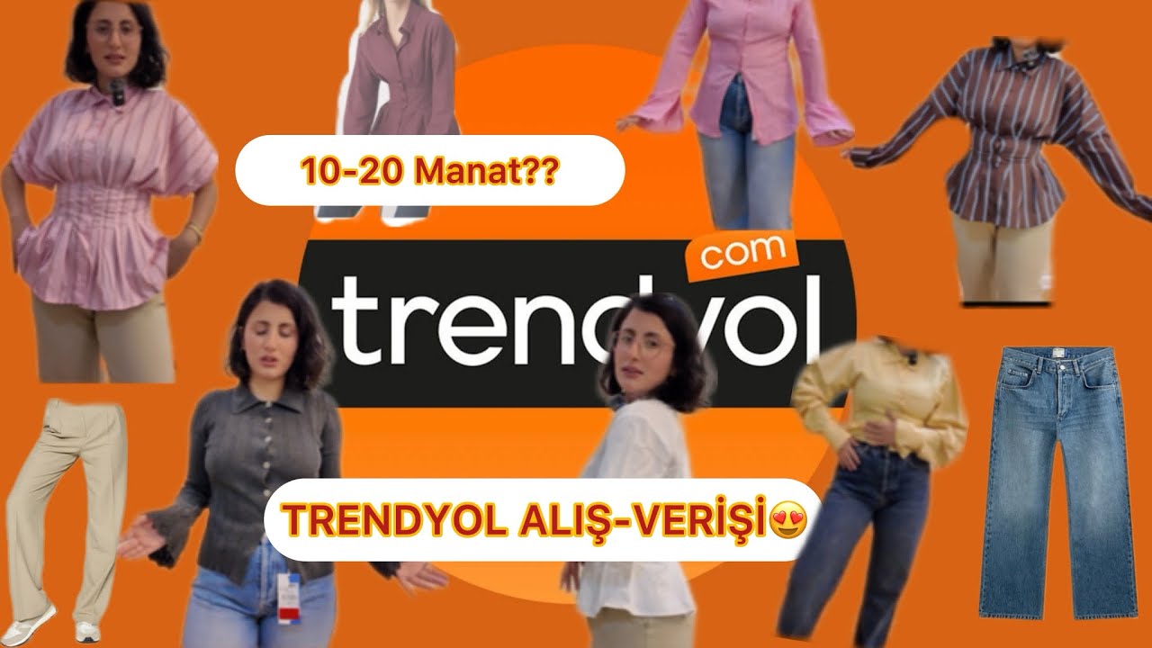 GEYİNİB GÖSTƏRİRƏM 😍🛍️TRENDYOLDAN ALDIQLARIM/ BUNLARI MÜTLƏQ AL. #trendyol #azerbaycan #baku #vlog 